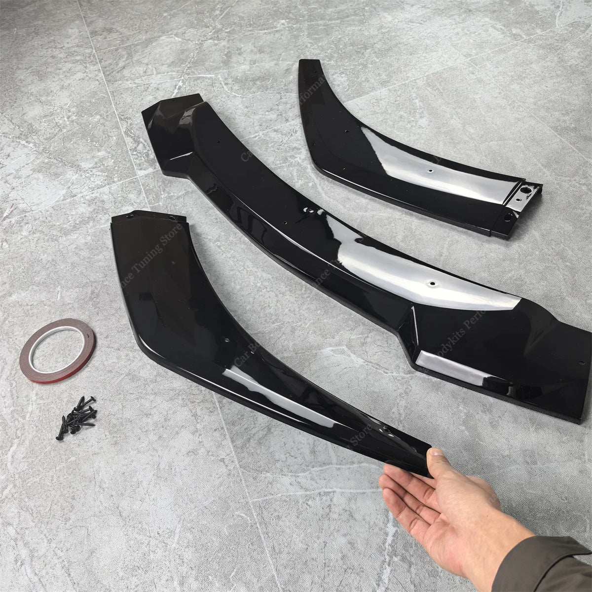 For BMW F12 F13 F06 V Front Bumper Lip Spoiler Splitter Diffuser