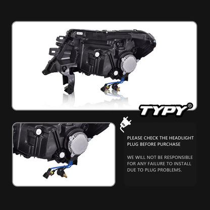 For Nissan Navara Headlight 2014-2022 Upgrade Typy Modified Drl