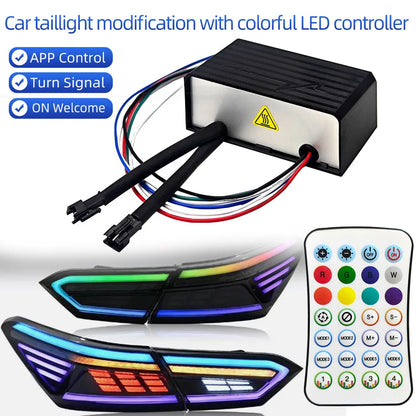 Flow Turn Signal WS2815 Taillight Modification Colorful Strip