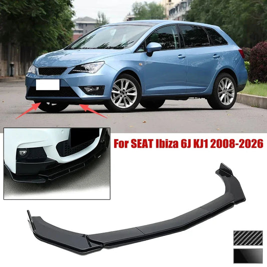 For SEAT Ibiza 6J KJ1 2008-2026 5PCS Front Bumper Shovel Spoiler