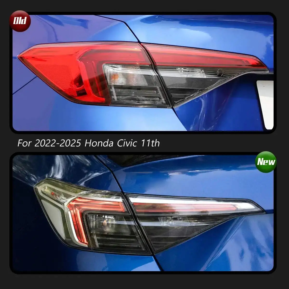 For Honda Civic Taillight Assembly Modification Rear Taillight