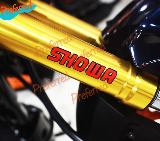 For Showa Fork Stickers Road Race Motorcycle Decal Vinyl Tail