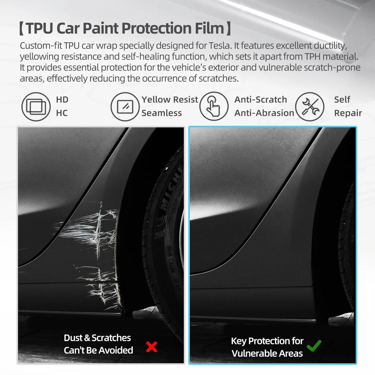 For Tesla Model 3 Model Y Juniper Model Highland Door Handle