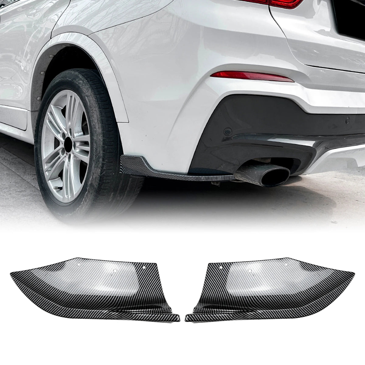 For 2014-2018 BMW X4 F26 M-Sport Rear Bumper Side Spoiler Vent