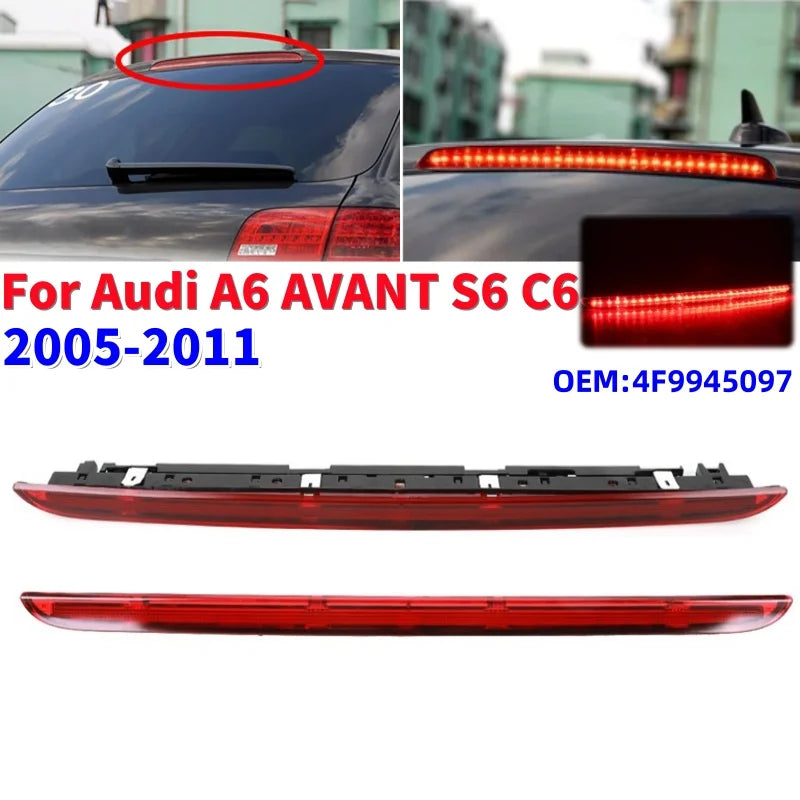 For Audi A6 Avant S6 C6 Third Brake Additional 3RD 2005-2011