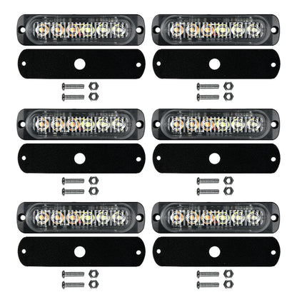 10PCS Emergency Strobe Warning Flashing Caution Construction