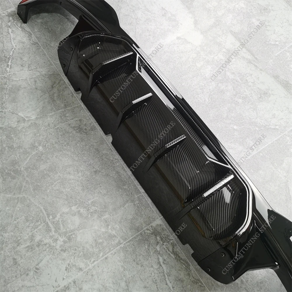 For BMW G30 G31 Compitition Style Rear Splitter Diffuser Lip