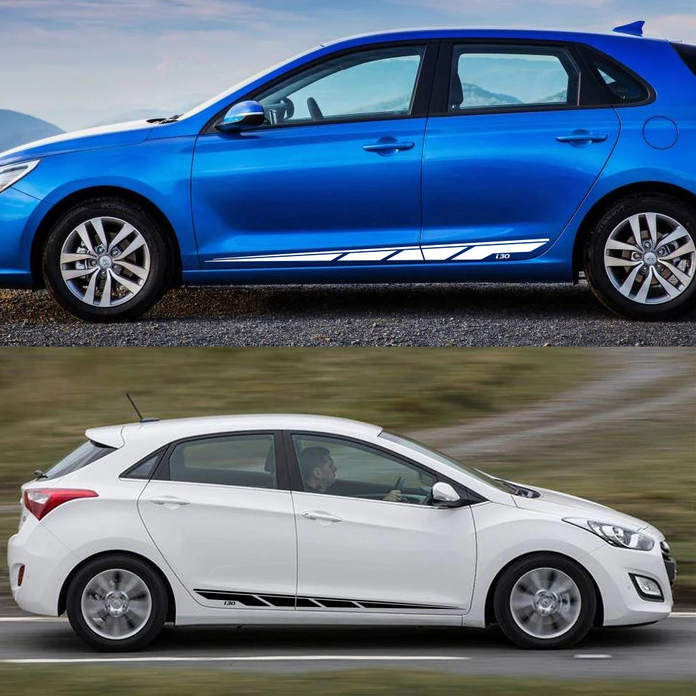 For Hyundai I30 I 30 N Line 30N Sedan Gt Sticker Door Side