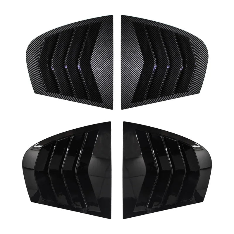 For BMW E90 Rear Window Louvers Series 320I 325I 320D 330I 335I