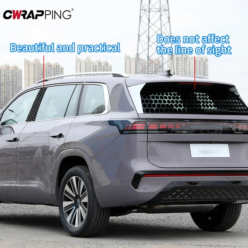 For Auto Exterior Customization Honeycomb Vinyl Stickers
