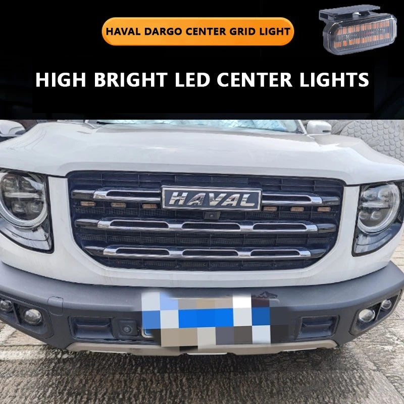 For Haval Dargo 1TH Center Grille Small Amber Single Color Snap