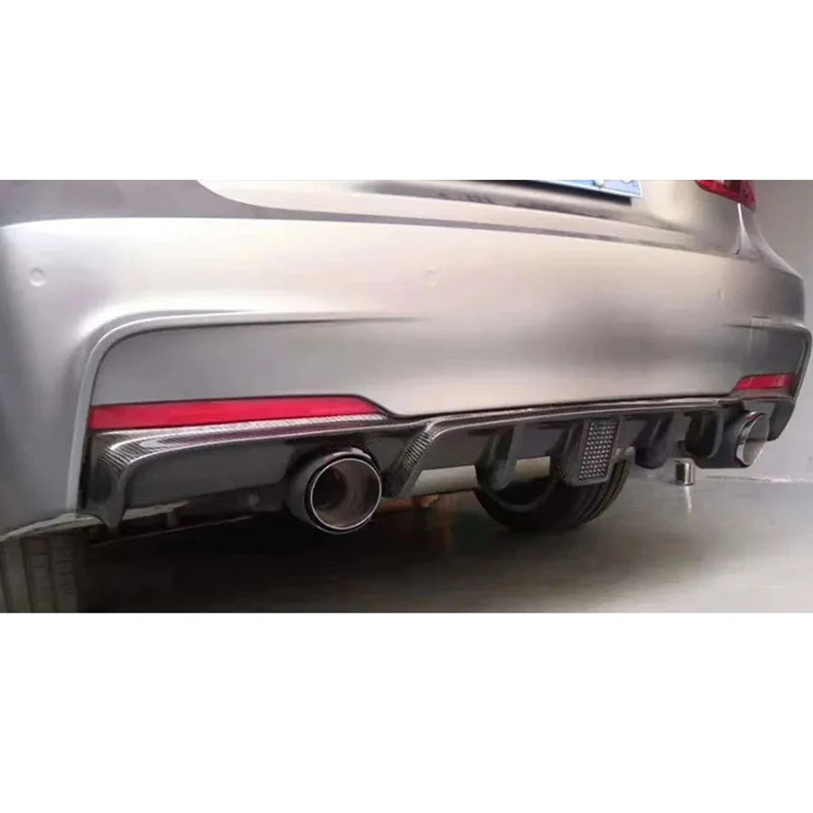 For BMW 3 Series F30 F35 320I 330I Carbon Fiber Back Lip Rear