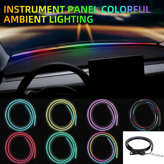 For Tesla BMW Audi Volvo Glc Front Windshield Interior 150CM RGB