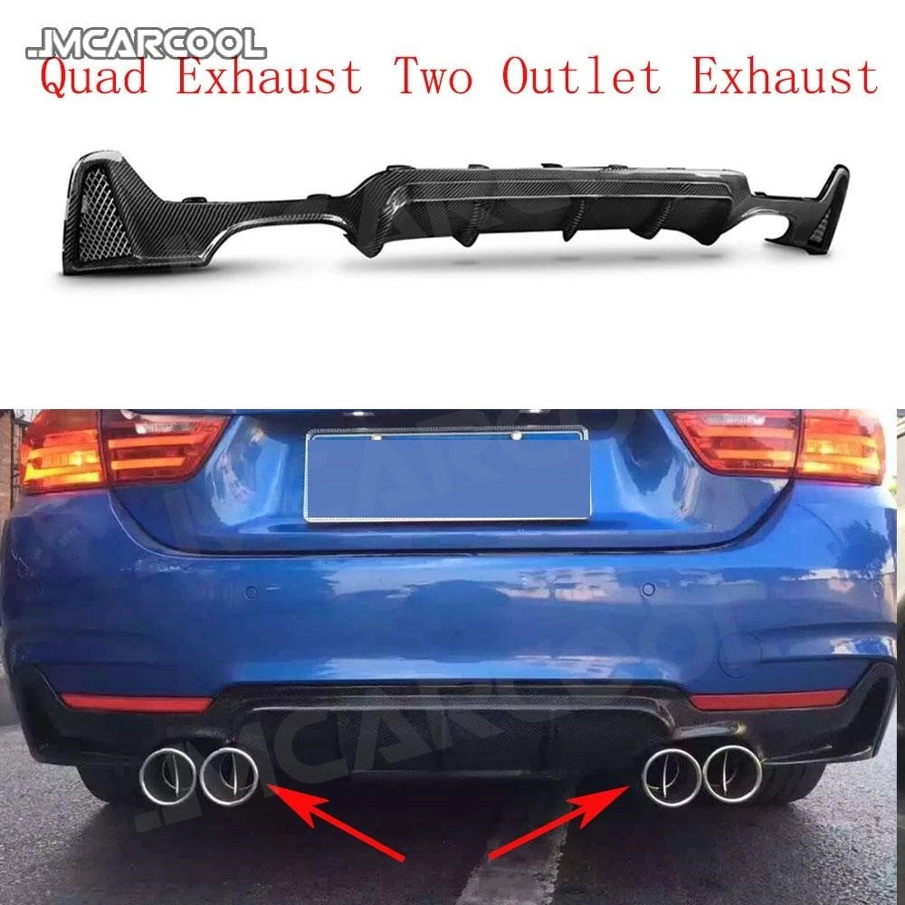 For BMW 4 Series F32 F33 Jmcarcool Carbon Fiber Rear Lip