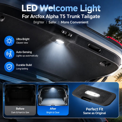 For Arcfox Alpha T5 Trunk Tailgate Welcome ultra-bright