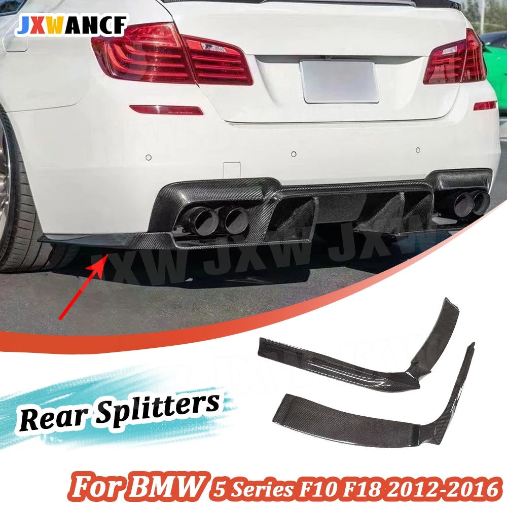 For BMW 5 Series F10 F18 Jxwancf Carbon Fiber Rear Bumper