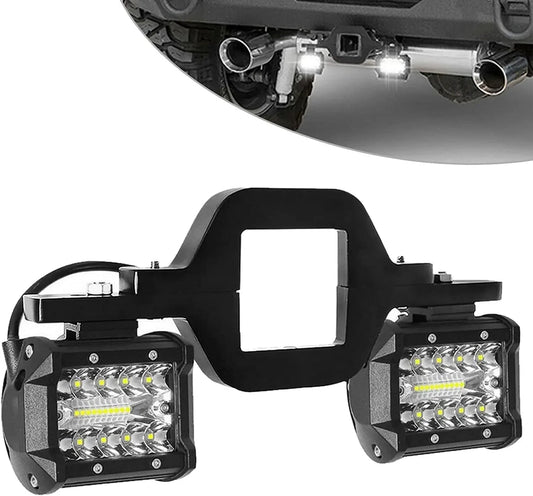 For Pickup Inch 60W Work Spot Flood Offroad Bar Trailer Tow