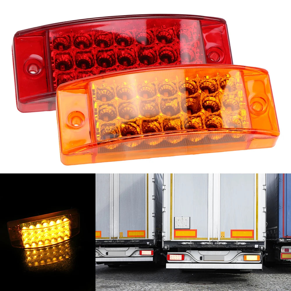 Waterproof Brake Rear Warning Tailight Tail 12V 24V Flowing