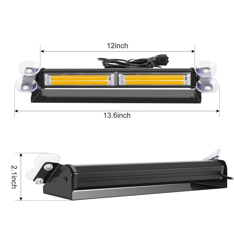 12V 24V Cob Strobe Brightness Flashing Warning Signal Cup