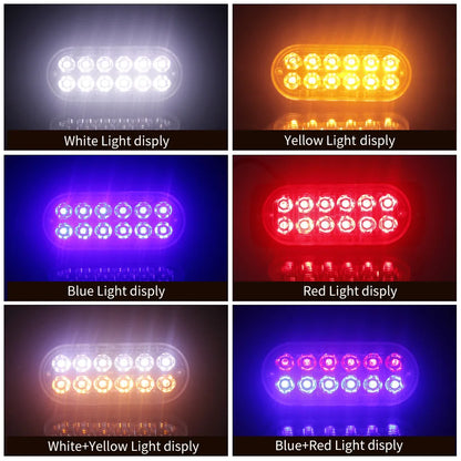 2PCS Strobe Warning Cheap Grille Flashing Lightbar Truck Beacon