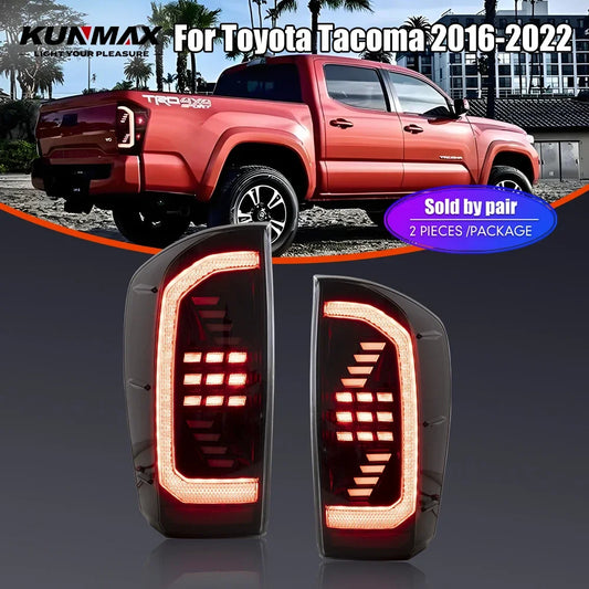 For Toyota Tacoma 2016-2022 Drl Reverse Pair Tail Brake Turning