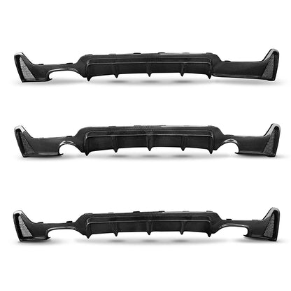 For BMW 4 Series F32 F33 Carbon Fiber Rear Lip Diffuser Spoiler