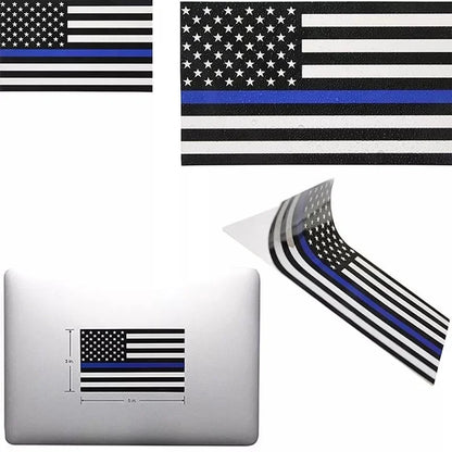 Usa Tattered Flag Stickers Rearview Mirror Sticker Pack Mirrored