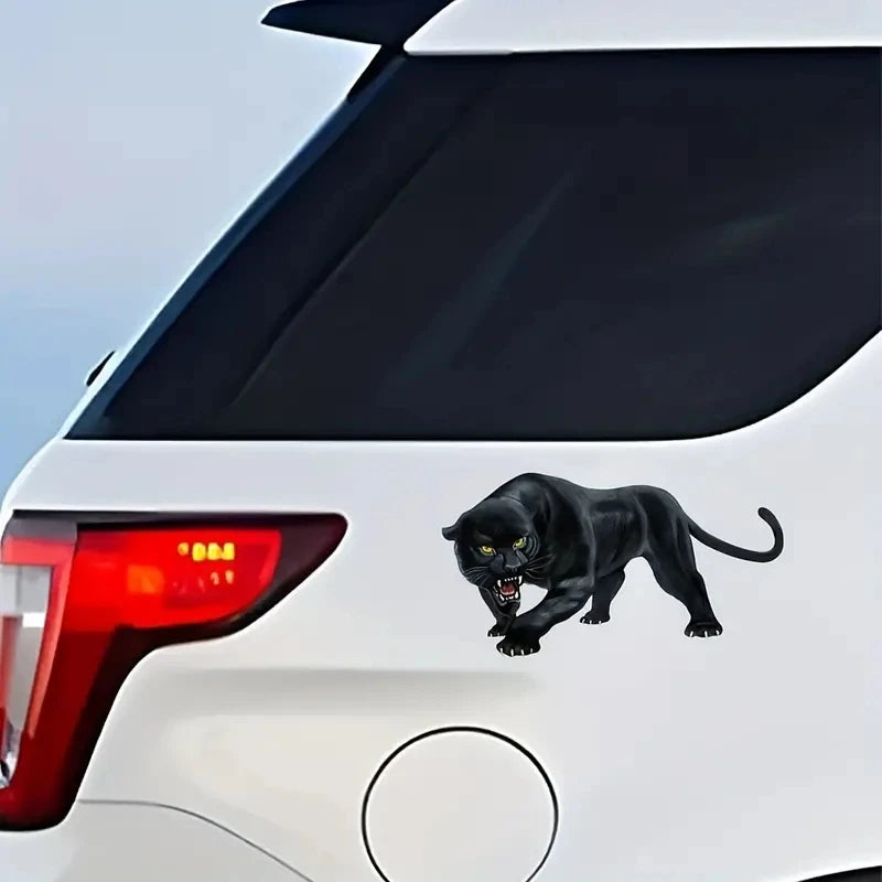 Black Panther Roaring Sticker Funny Stickers Decals Removable