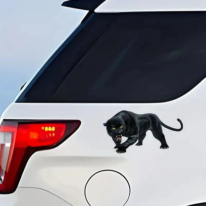 Black Panther Roaring Sticker Funny Stickers Decals Removable