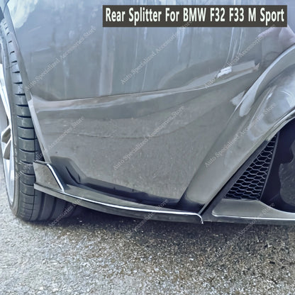 For BMW F32 F33 M Sport Rear Bumper Side Splitter 420D 430I 430D