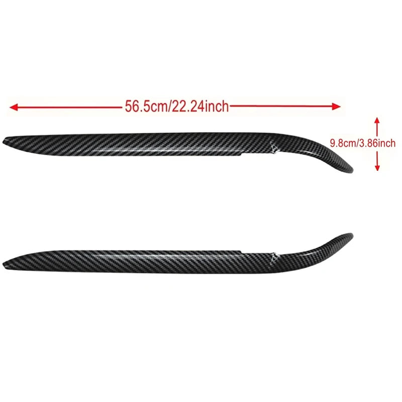 For BMW 3 Series E46 1998-2004 Front Headlight Eyebrows Eyelids