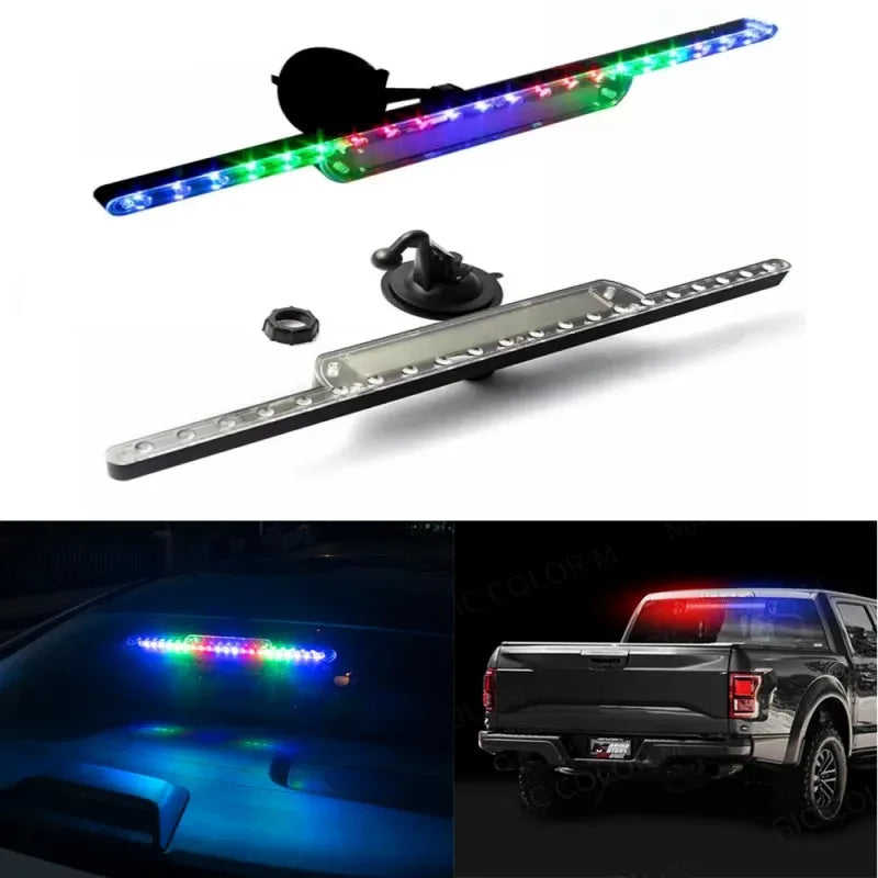 Emergency Solar RGB Strobe Warning Multifunction anti-collision