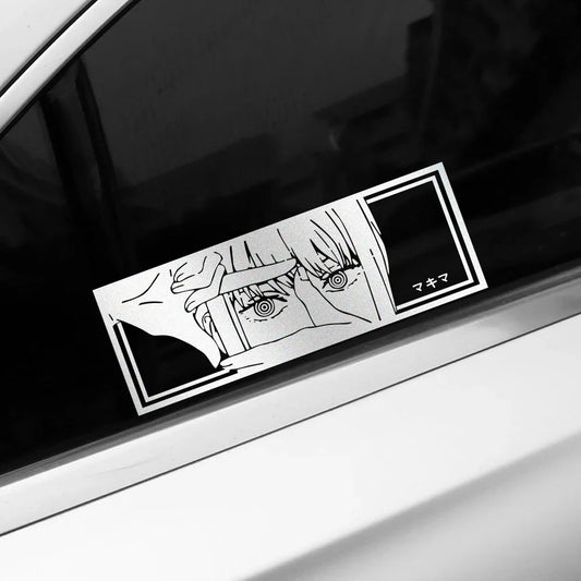 For Window Rear Windshield Creative Pvc Japanese Anime Sticker
