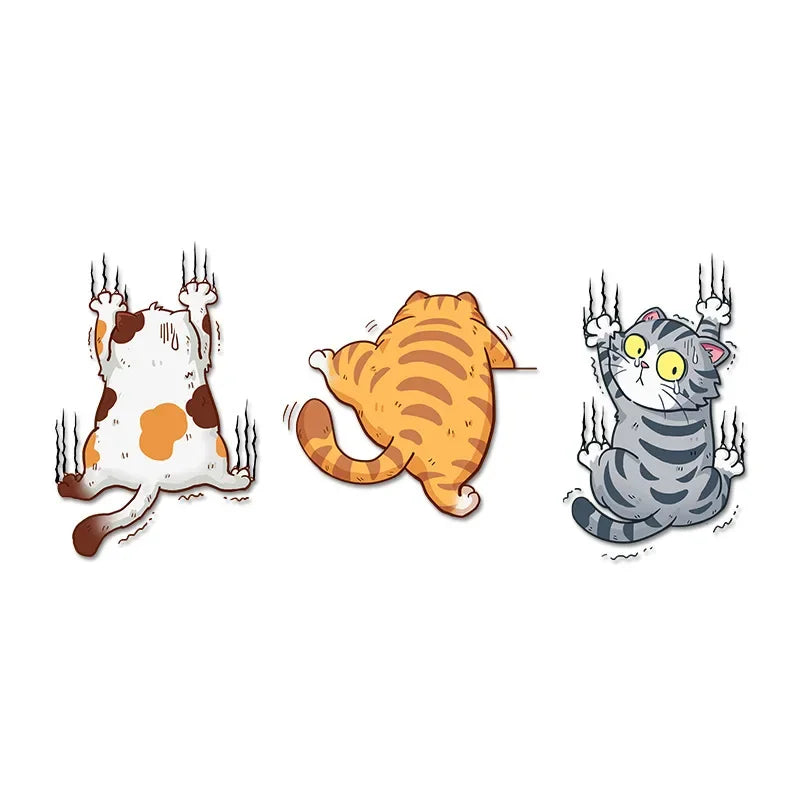 Kkjoy Set Cute Pet Cat Sticker Climbing Cats Animal