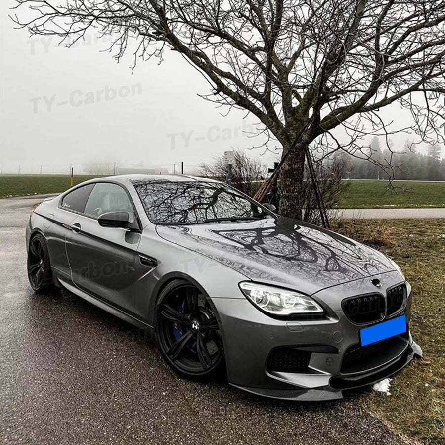 For BMW F06 F12 F13 M6 Series Carbon Fiber Front Bumper Lip Base