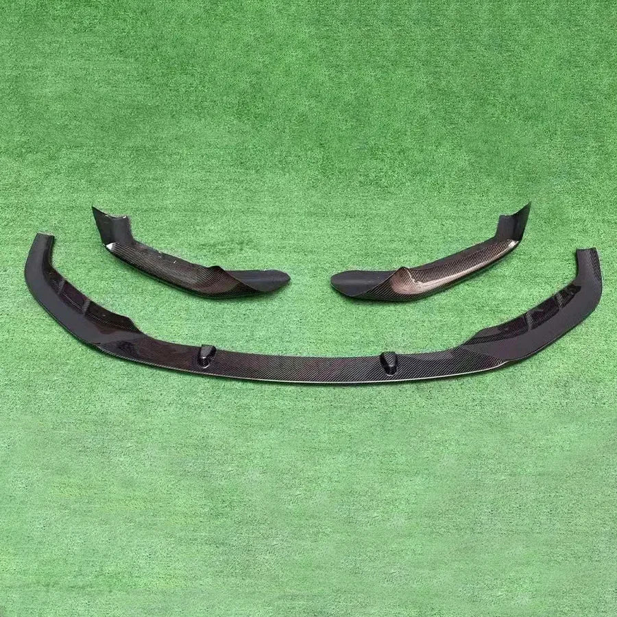 For BMW 5 Series G30 G38 530 540 Carbon Fiber Front Lip Bumper