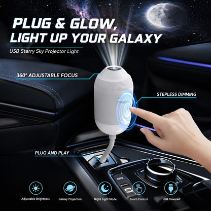 For Bedroom Auto Atmosphere Lamp USB Star Projector 24 In Touch