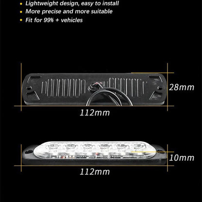 12LED Strobe Warning Cheap Grille Flashing Lightbar Truck Beacon