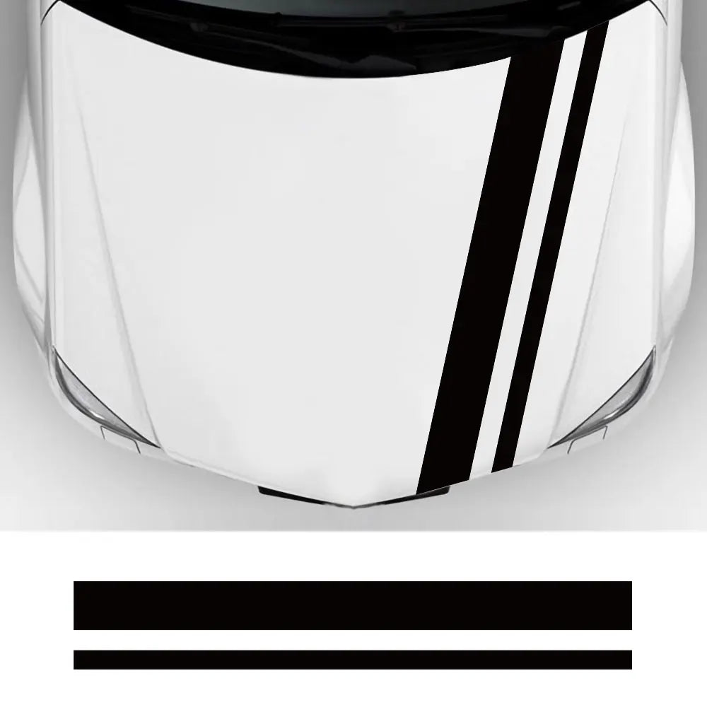 Hood Cover Sticker Vinyl Film Racing Stickers Tuning Long