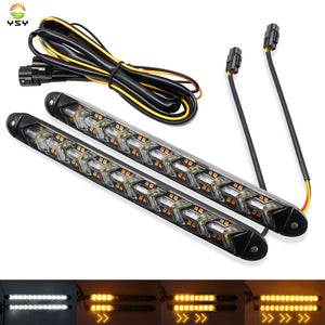 2PCS 9LED Daytime Running 12V Hid Drl Driving Turn