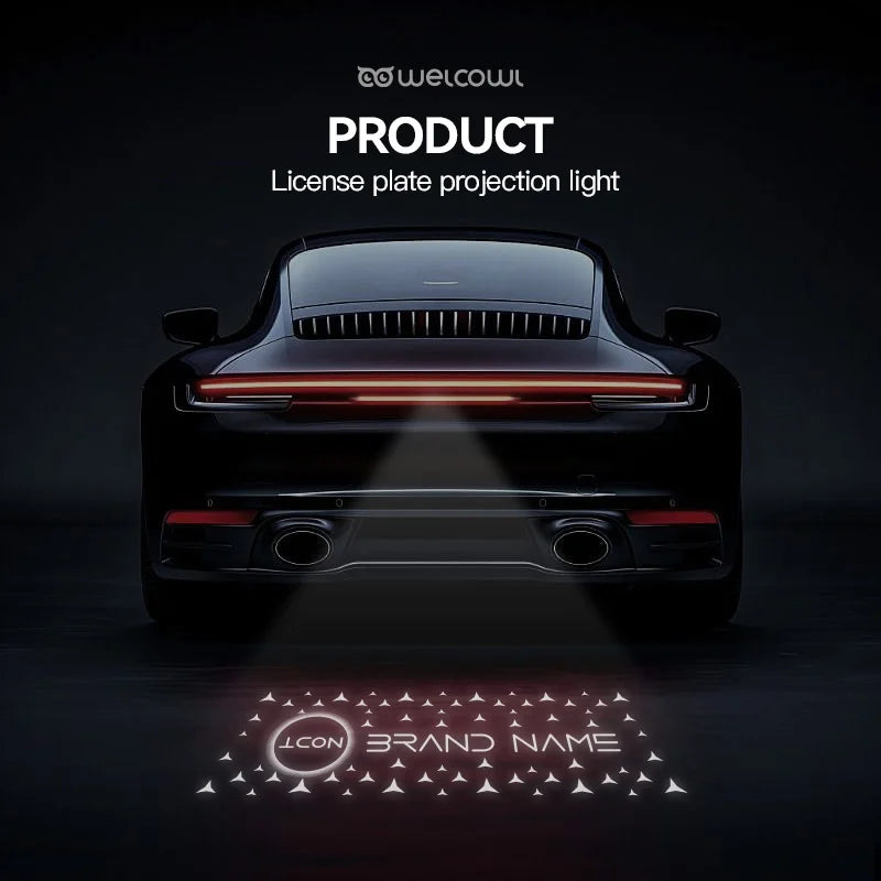 For Benz A C E-Class Gla License Plate Projection Glb Gle Gls