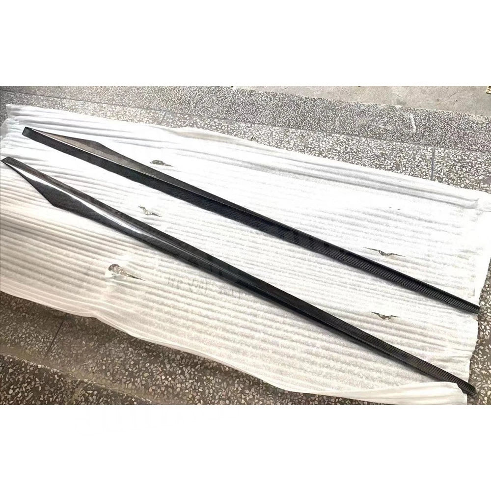For BMW 6 Series F06 F12 Carbon Fiber Frp Side Skirts Bodykit