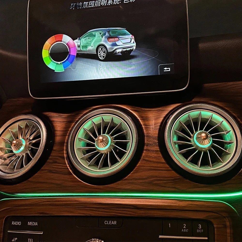 For Mercedes-Benz A Cla Gla W176 W117 W156 12 Colors Ambient