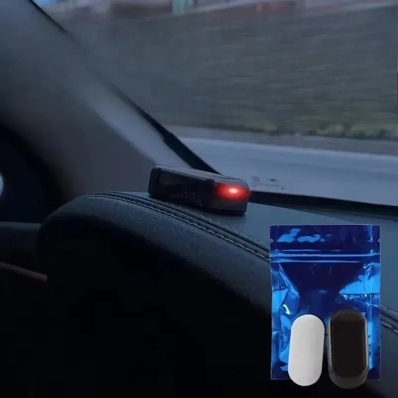 Solar Powered Fake Security Warning Alarm anti-theft Caution