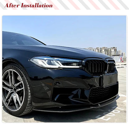 For BMW F90 M5 Lci Competition 3PC Front Bumper Lip Spoiler