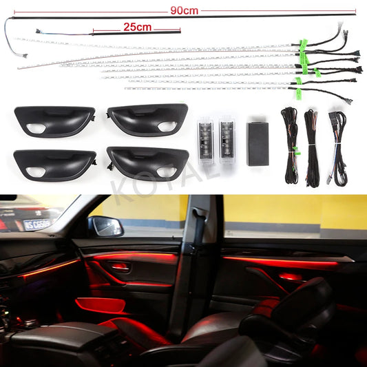 For BMW 5 Series F10 F11 Interior Neon Ambient 12V RGB Stripe
