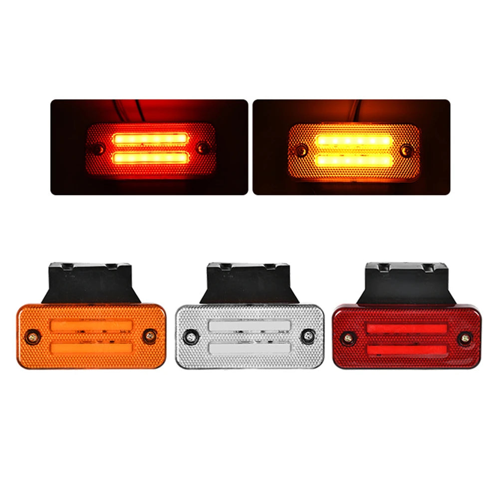 10PCS Trailer Clearance 12V 24V Truck Strobe Bracket Caravan