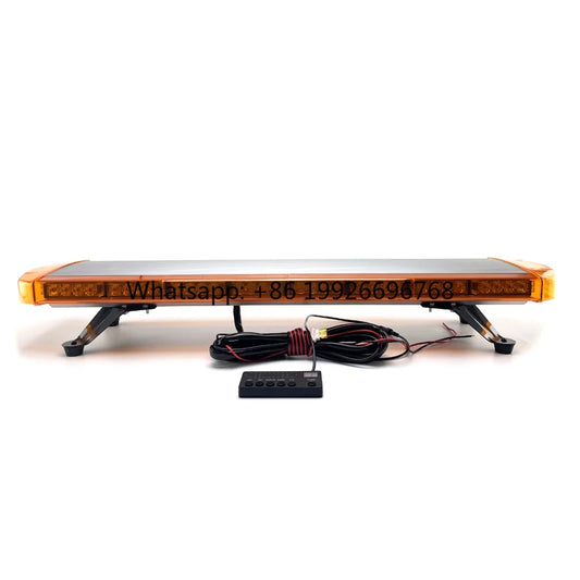 Bright Watt Slim Strobe Bar Roof Truck Towing Recovery