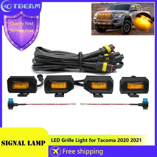 For Toyota Tacoma 2020 2021 IN1 Grille Front Daytime Running