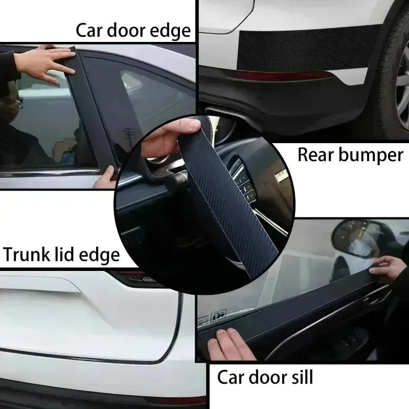 Carbon Fiber Sticker Paste Threshold Protective Film Anti Scratch